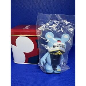 DCL DISNEY CRUISE LINE CASTAWAY CLUB EXCLUSIVE SHIP VINYLMATION 3" & TIN